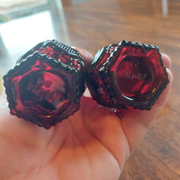 Avon Ruby Red Cape Cod Fragrance Perfume Bottles Empty Some Smell - Picture 4 of 5